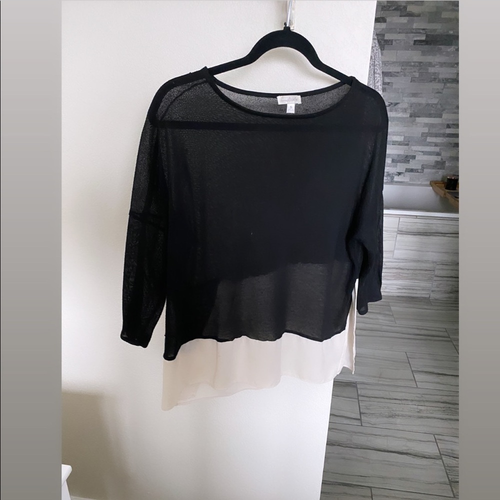 Women sheer tunic